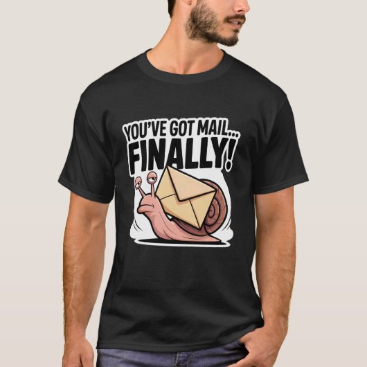 T-shirt Vous avez reçu un message enfin (Devant)