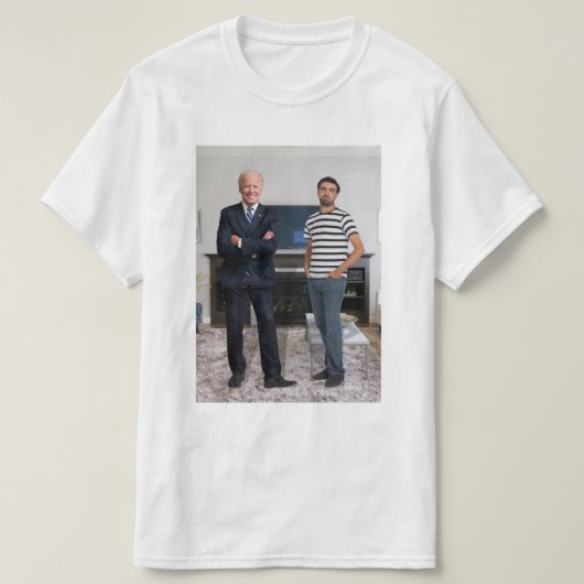 T-shirt Vous avez rencontré le président Joe Biden | Ajout (Design devant)