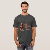 T-shirt Vous Avez Traversé Mon Esprit Poupée Voodoo (Devant entier)