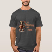 T-shirt Vous Avez Traversé Mon Esprit Poupée Voodoo (Devant)