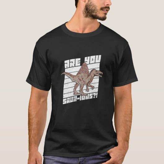T-shirt Vous Avez Un Pun Ious Pour Un Spinosaurus (Devant)