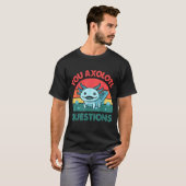 T-shirt Vous Axolotl Questions Axolotl Cute Blue Salamande (Devant entier)
