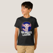 T-shirt Vous Axolotl Questions Rétro 90s Axolotl (Devant entier)