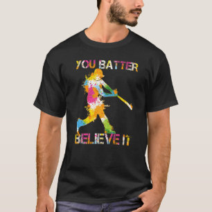 T-shirt Vous Batter Croyez Qu'Il Baseball Batter Pun Prése