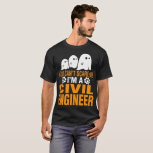 T-shirt Vous biseautés m'effrayez que je suis un ingénie