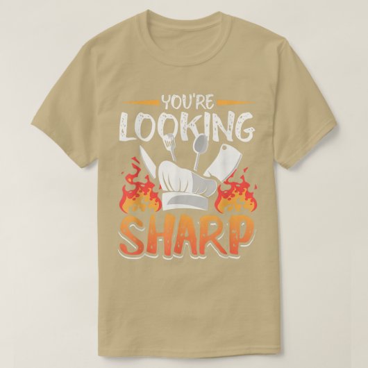 T-shirt Vous cherchez Sharp Funny idée de Cuisine culinair (Design devant)