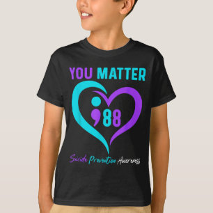 T-shirt Vous composez 988 Prévention du suicide santé ment