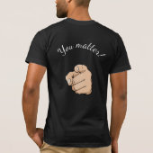 t-shirt "vous comptez" (Dos)