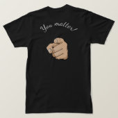 t-shirt "vous comptez" (Design dos)