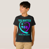 T-shirt Vous comptez 988 Prévention du Suicide Awareneess (Devant entier)