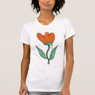 T-shirt Vous Comptez Floral