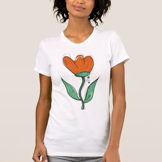 T-shirt Vous Comptez Floral (Devant)