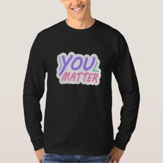 T-shirt Vous Comptez Marche Rétro pour les Droits Humains