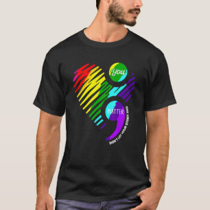 T-shirt Vous Comptez Mois de Sensibilisation Mentale Semic