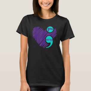 T-shirt Vous Comptez Prévention du Suicide Sensibilisation