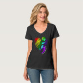 T-shirt Vous Comptez Semicolon Mois de Sensibilisation Men (Devant entier)