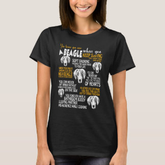 T-shirt Vous Connaissez Un Beagle Quand T