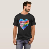 T-shirt Vous devez passer par moi LGBTQ Pride Trans (Devant entier)