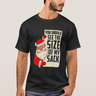 T-shirt Vous devriez voir la taille de mon sac Fêtes de fi