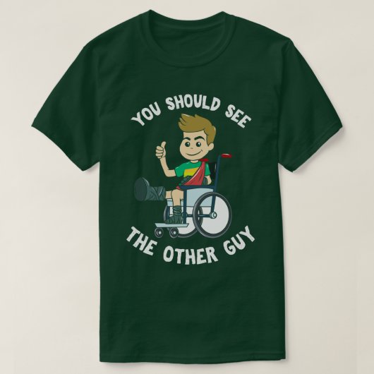 T-shirt Vous Devriez Voir L'Autre Type (Design devant)