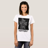 T-shirt Vous Entrez Dans La Zone Notaire Vermont (Devant entier)