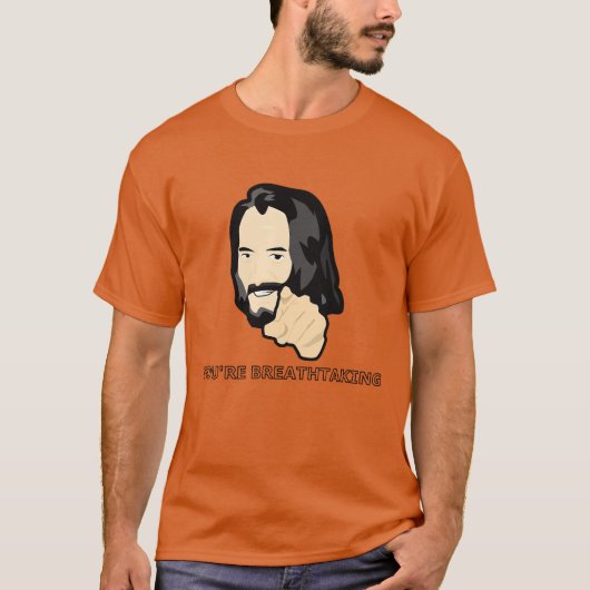 T-shirt Vous époustouflez keanu reeves fille (Devant)
