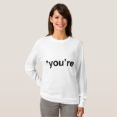 T-shirt *Vous êtes (Devant entier)
