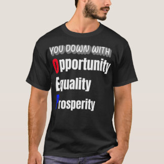 T-shirt Vous êtes à bas avec OEP Red