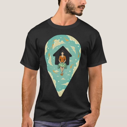 T-shirt Vous êtes à la maison (Devant)