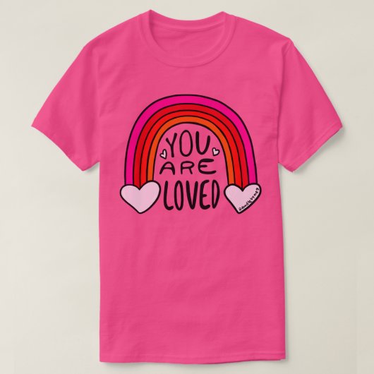 T-shirt Vous Êtes Aimés (Design devant)