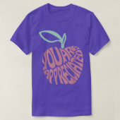 T-shirt Vous êtes Apprécié Enseignant Appréciation Plan-ca (Design devant)