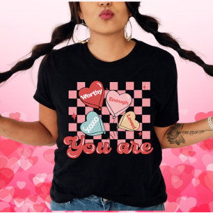 T-shirt Vous Êtes Assez Digne D'Amour Amoureux Valentine's