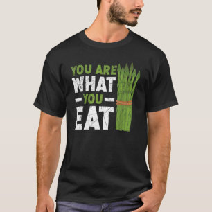 T-shirt Vous Êtes Ce Que Vous Mangez Asparagus Vegetaria