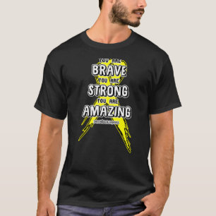T-shirt Vous Êtes Courageux Extraordinaires Spina Bifida L