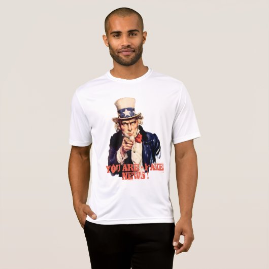 T-shirt Vous êtes - de fausses nouvelles ! (Devant entier)