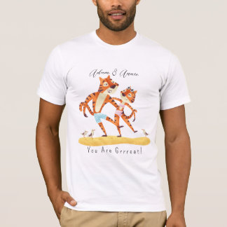 T-shirt Vous êtes Grand Tigre Customisé Cadeau Lui