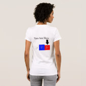 T-shirt Vous êtes ici (Dos entier)