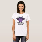T-shirt Vous êtes juste mon groupe sanguin Funny Bat Pun (Devant entier)