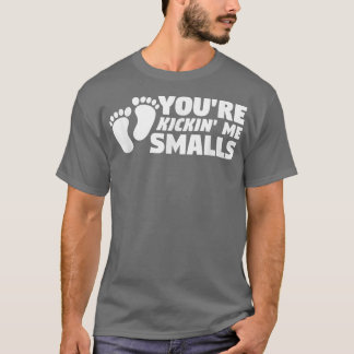 T-shirt Vous êtes Kickin' Me Smalls Genre Reveal Grossesse