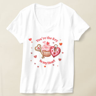 T-shirt Vous êtes la clé de mon coeur Valentine