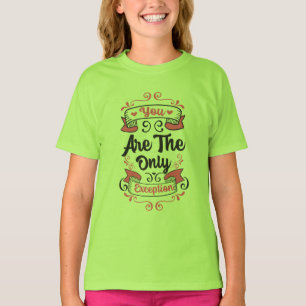 T-shirt Vous êtes la seule exception, Paramore la citation