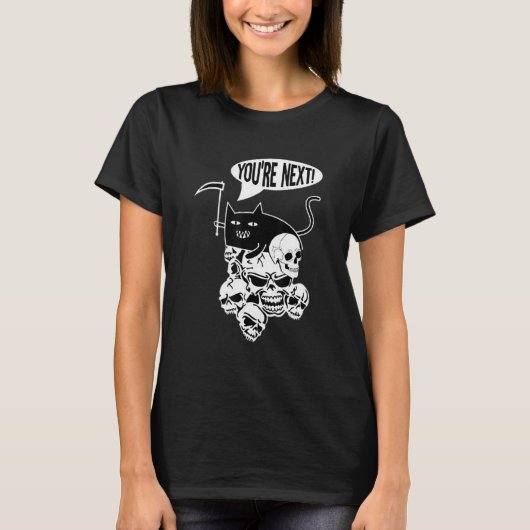 T-shirt Vous êtes le prochain chat (Devant)