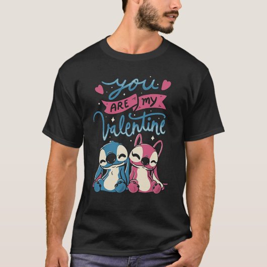 T-shirt Vous êtes ma valentine (Devant)