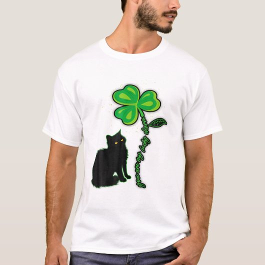 T-shirt Vous êtes mon charmant charmant Chat noir St. Patr (Devant)