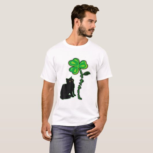 T-shirt Vous êtes mon charmant charmant Chat noir St. Patr (Devant entier)