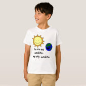 T-shirt Vous êtes mon soleil (Devant entier)