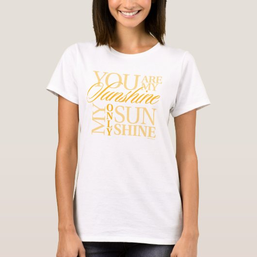 T-shirt Vous êtes mon soleil (Devant)