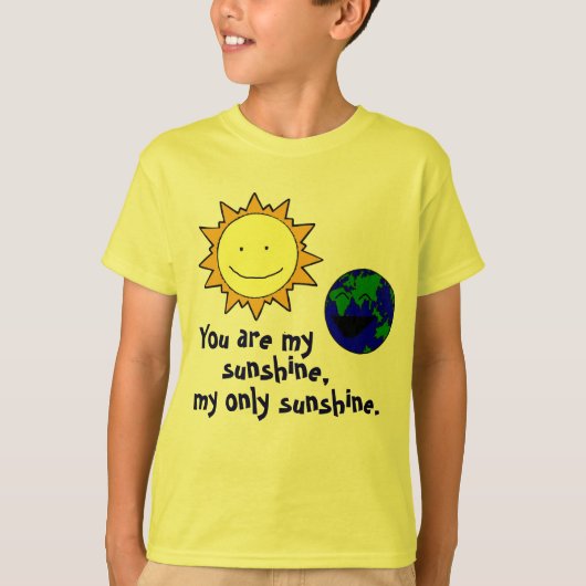 T-shirt Vous êtes mon soleil (Devant)