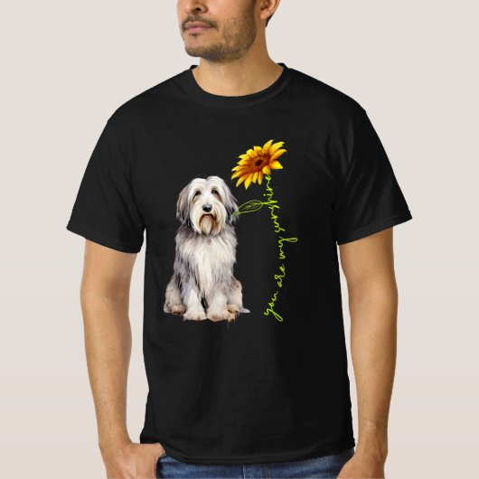 T-shirt Vous Êtes Mon Sunshine Cute Bearé Collie (Devant)