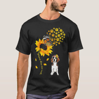 T-shirt Vous Êtes Mon Sunshine Sunflower Beagle Pour Homme